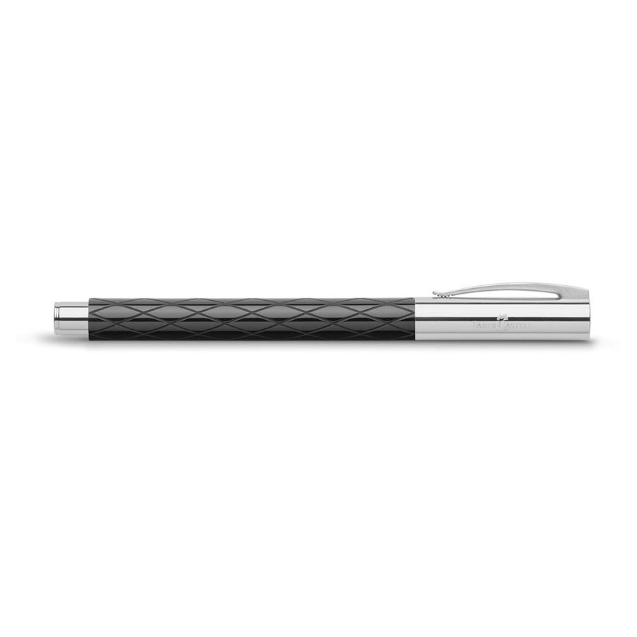 Faber-Castell - 德国辉柏嘉 设计雄心系列 高级黑色菱型钢笔 M