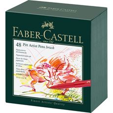 Faber-Castell - PITT马克笔  B号  48色礼盒装