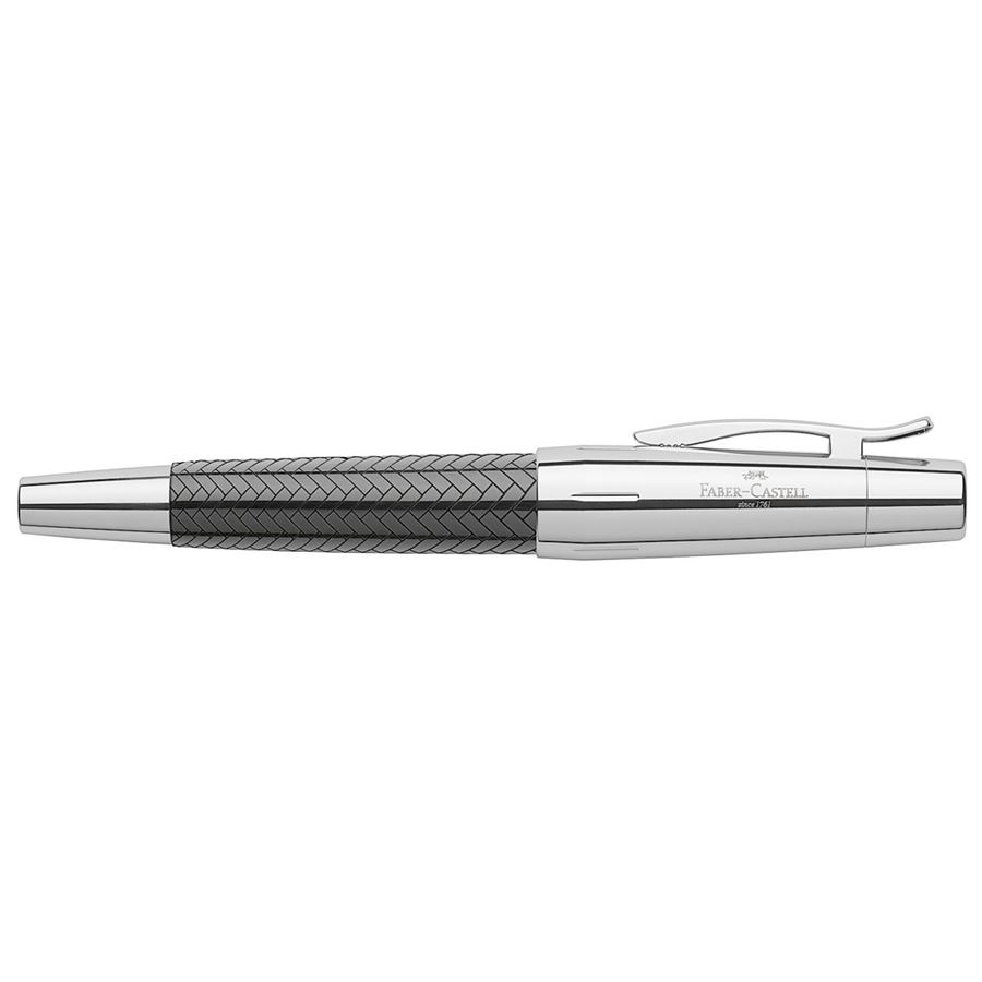 Faber-Castell - 德国辉柏嘉 设计尚品系列 镶木纹黑色高级树脂钢笔 M