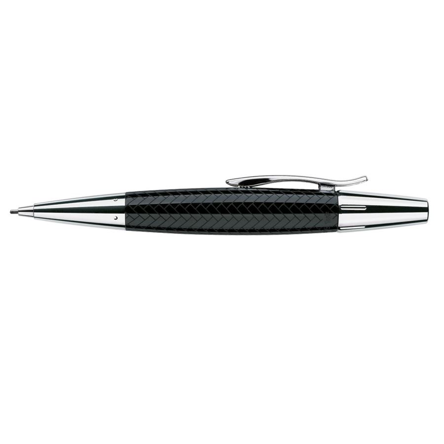 Faber-Castell - 德国辉柏嘉 设计尚品系列 镶木纹高级树脂旋转圆珠笔 黑色
