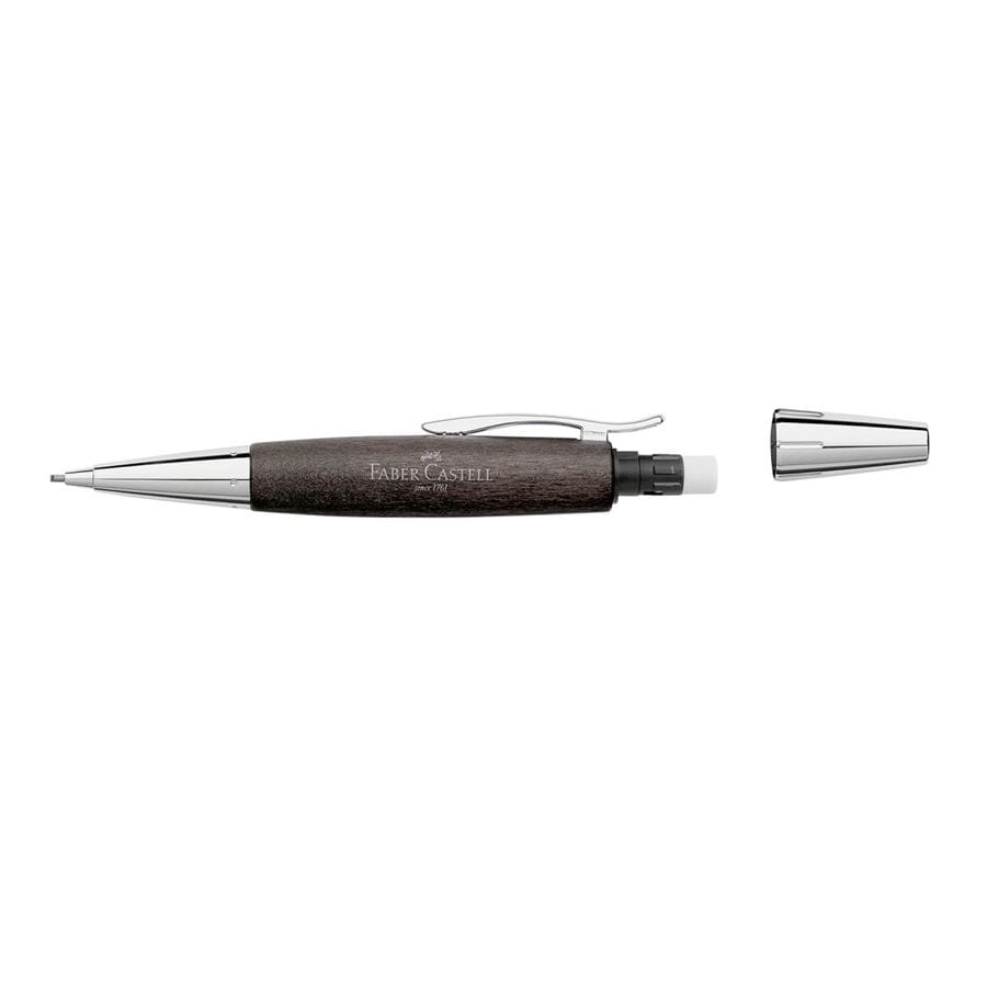 Faber-Castell - 德国辉柏嘉 设计尚品系列 镀铬/木质活动铅笔 亮黑色