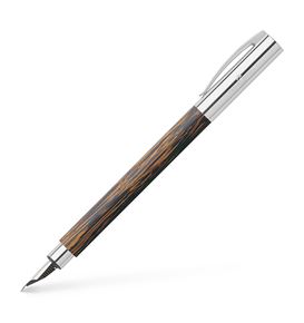Faber-Castell - 德国辉柏嘉 设计雄心系列 高级椰子木钢笔 F