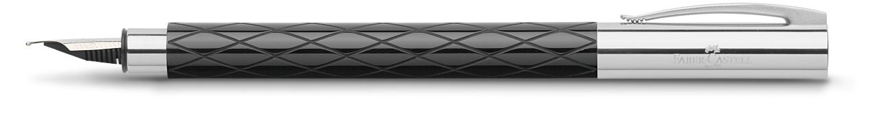 Faber-Castell - 德国辉柏嘉 设计雄心系列 高级黑色菱型钢笔 M
