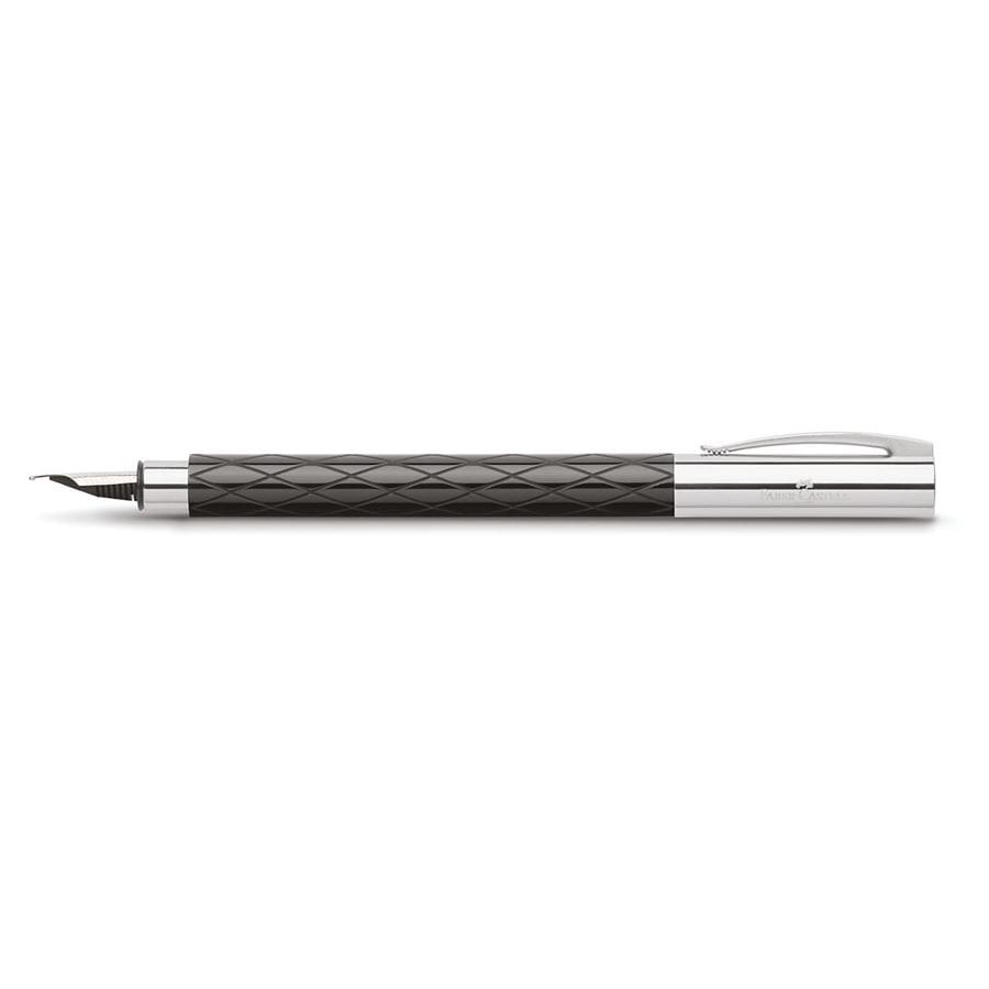 Faber-Castell - 德国辉柏嘉 设计雄心系列 褐色菱形纹钢笔 EF