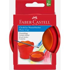 Faber-Castell - CLIC&GO可折叠水杯 莓红色