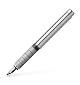 Faber-Castell - 德国辉柏嘉 设计知性系列 发亮镀铬金属钢笔 M