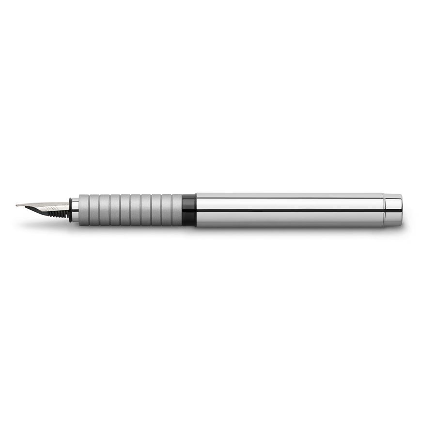 Faber-Castell - 德国辉柏嘉 设计知性系列 发亮镀铬金属钢笔 M