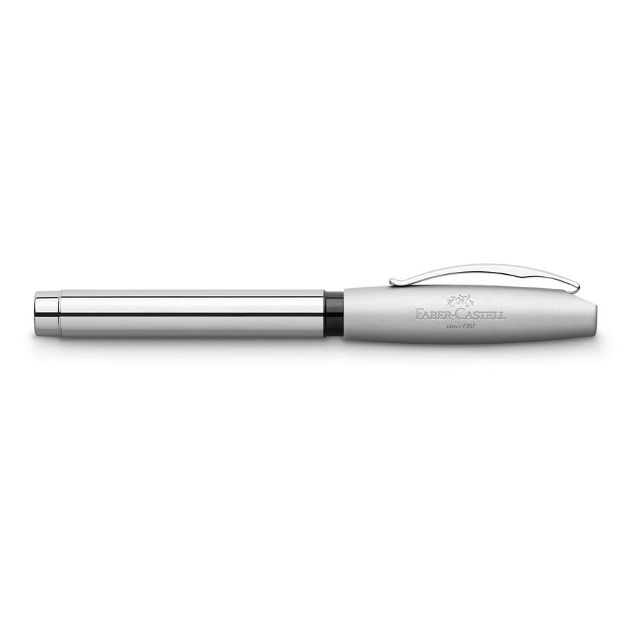 Faber-Castell - 德国辉柏嘉 设计知性系列 发亮镀铬金属钢笔 F