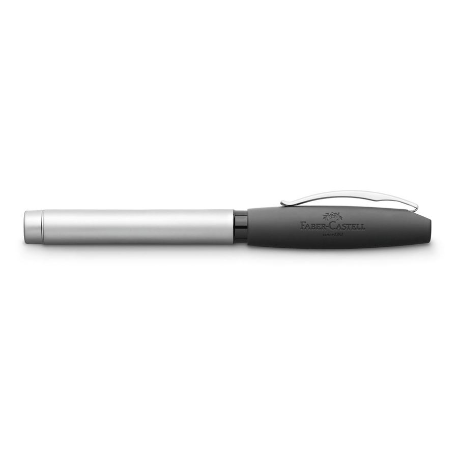 Faber-Castell - 德国辉柏嘉 设计知性系列 磨砂镀铬金属钢笔 F