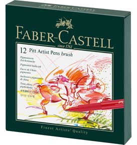 Faber-Castell - PITT马克笔  B号  12色礼盒装