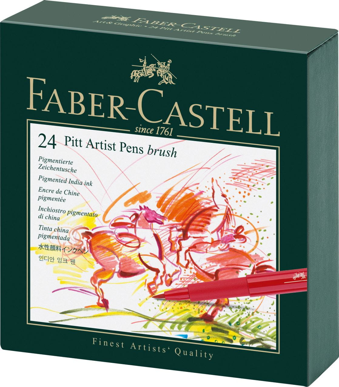 Faber-Castell - PITT马克笔  B号  24色礼盒装