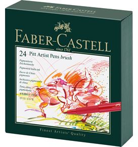 Faber-Castell - PITT马克笔  B号  24色礼盒装