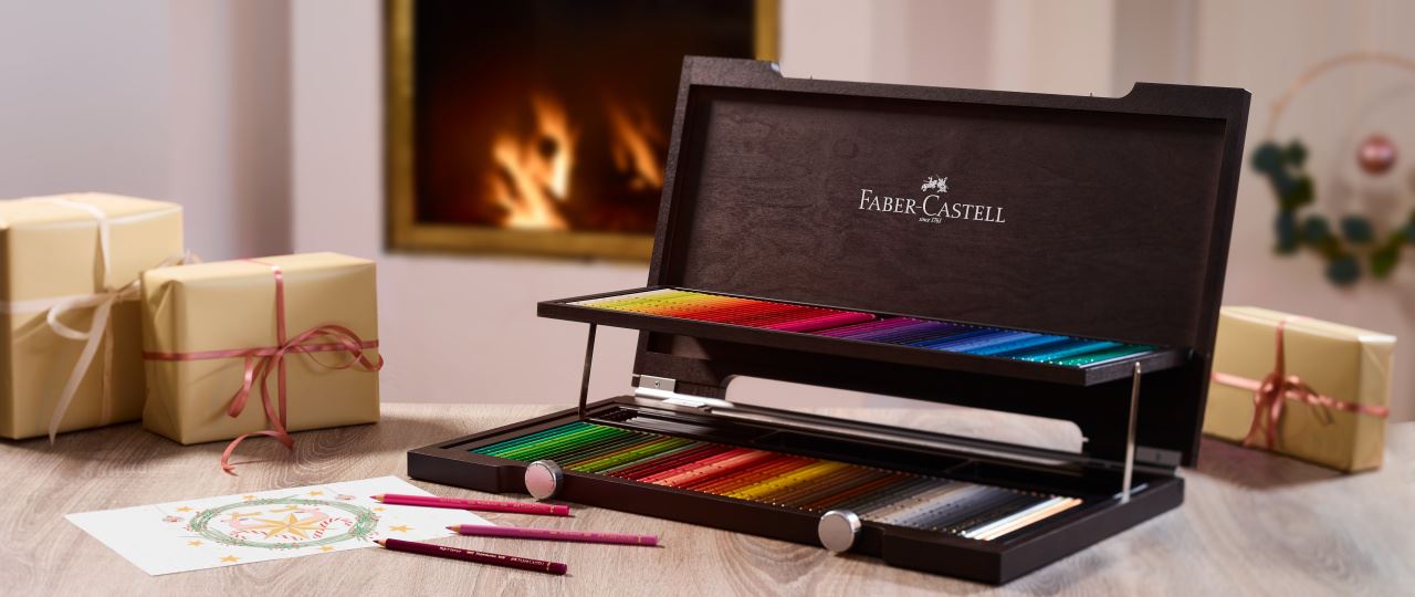 Faber-Castell - POLYCHROMOS 油性彩铅  120色木盒装