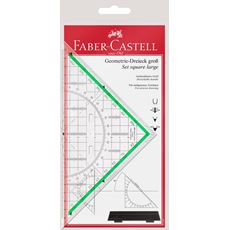 Faber-Castell - 20cm刻度  可拆装手柄三角尺
