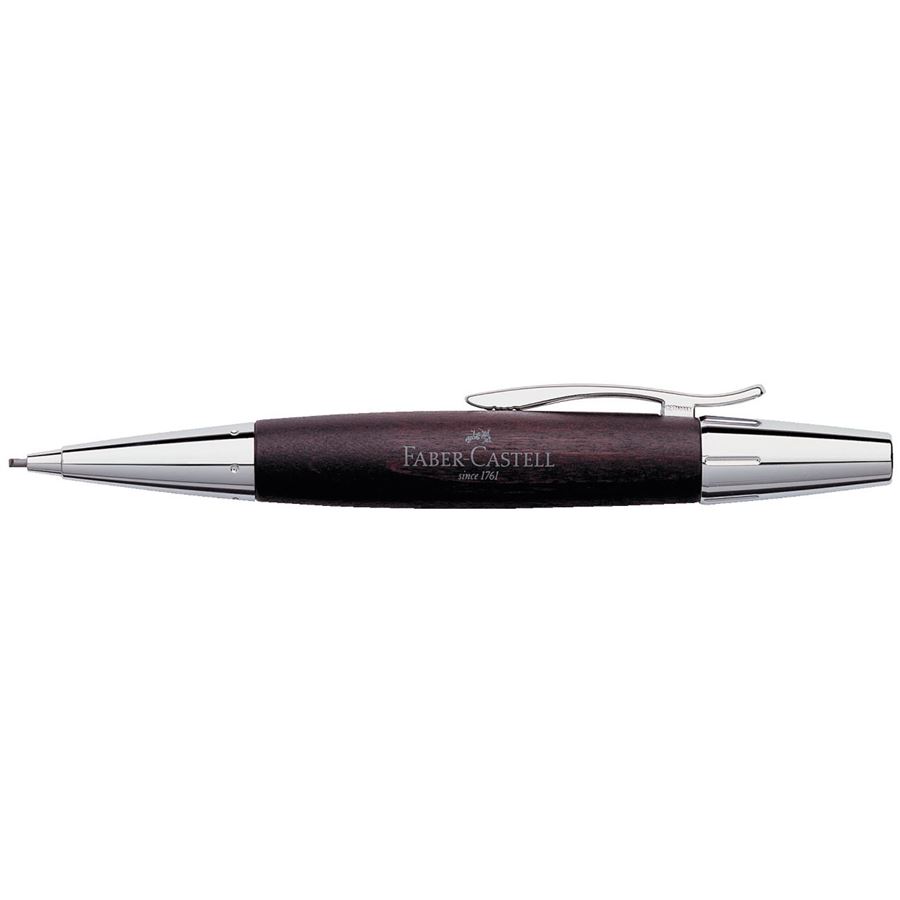 Faber-Castell - 德国辉柏嘉 设计尚品系列 镀铬/木质活动铅笔 深褐色