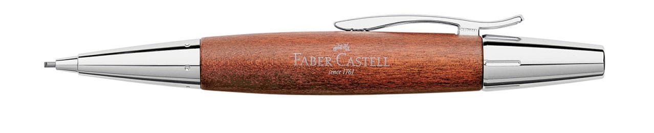 Faber-Castell - 德国辉柏嘉 设计尚品系列 镀铬/木质活动铅笔 褐色