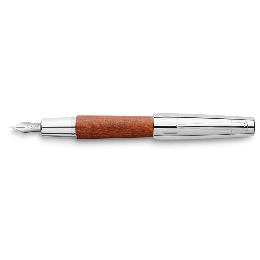 Faber-Castell - 德国辉柏嘉 设计尚品系列 棕色梨木钢笔 EF