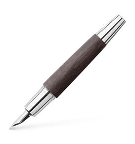 Faber-Castell - 德国辉柏嘉 设计尚品系列 高级黑色镀铬梨木钢笔 M