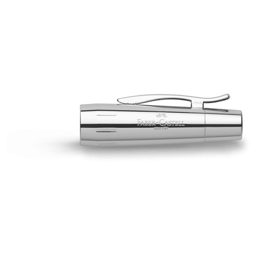 Faber-Castell - 德国辉柏嘉 设计尚品系列 高级镀铬黑色梨木钢笔 B
